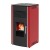 Пелетна камина Alfa Plam Luca R, червена, 8kW