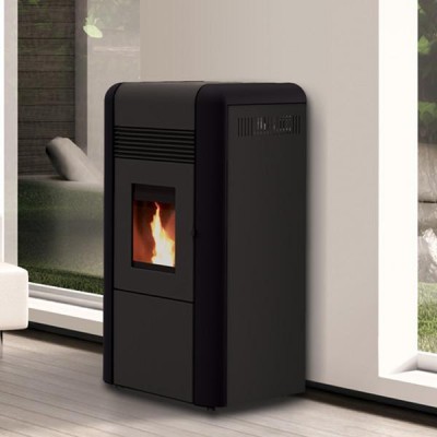 Пелетна камина с водна риза Alfa Plam Dino, черна, 17kW - Сравняване на продукти