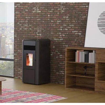 Пелетна камина с водна риза Alfa Plam Dino, черна, 27kW - Сравняване на продукти