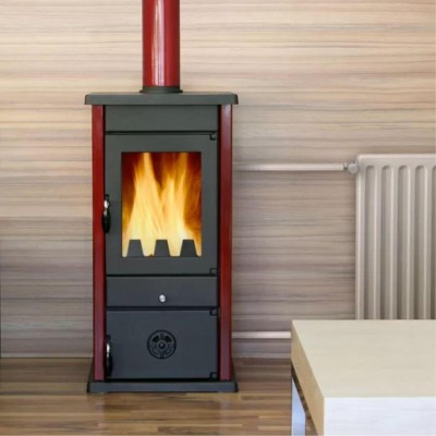 Камина с водна риза MBS Thermo Vesta, Червена, 9kW - Сравняване на продукти