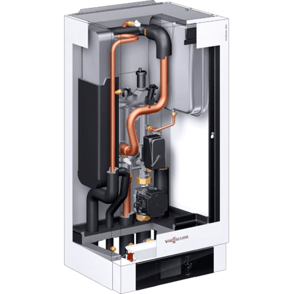 Инверторна термопомпа въздух вода Viessmann Vitocal 100-S за отопление (6,6kW) и охлаждане (7kW) | Термопомпи |  |