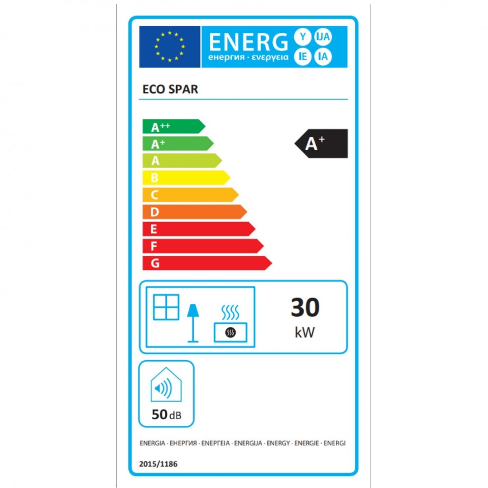 Пелетна камина с водна риза Eco Spar Nova, 30kW | Пелетни камини с водна риза | Пелетни камини |