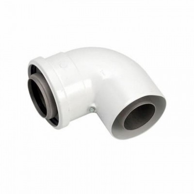 Коляно за димоотвод 90° за газов котел Viessmann Ф60-100 - Комини