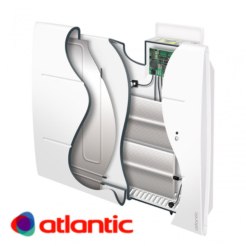 Конвекторен радиатор Atlantic Oniris Smart IO, 1500 W, с два нагревателни елемента | Електрически конвектори | Радиатори |