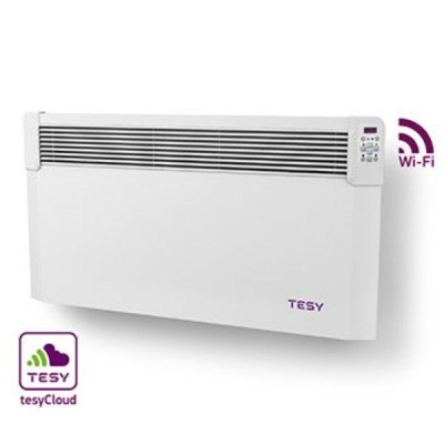 Eлектрически панелен конвектор Tesy ConvEco Cloud CN04 300 EIS, 3000 W с управление през Интернет - Електрически конвектори