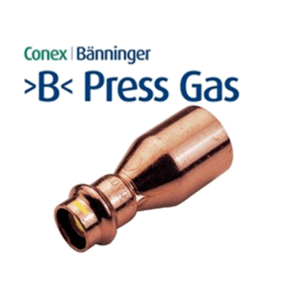 Редукция Conex Banninger, меден, прес газ, >B< Press Gas | Медни фитинги | Фитинги |