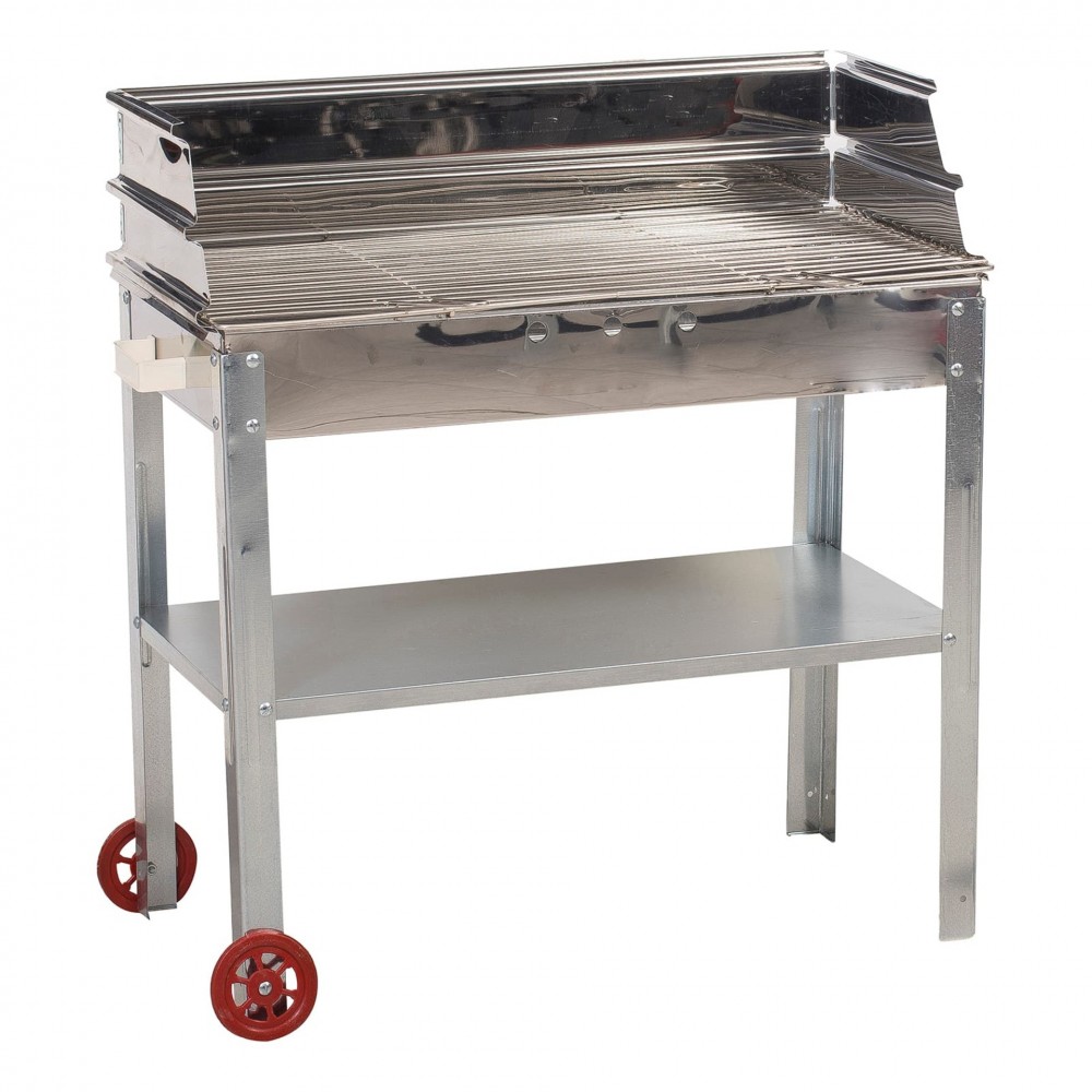 Гръцко барбекю от неръждаема стомана Bonne Grill Ν65 | Градински Барбекюта | Барбекюта |