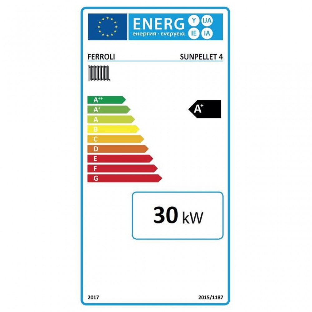 Котел на пелети Комплект Ferroli SUN PELLET 4, 30 KW | Kотли на пелети ( Комплекти) |  |