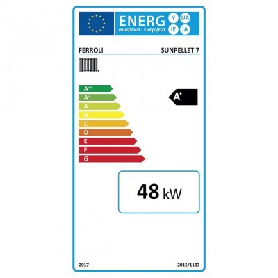 Котел на пелети Комплект Ferroli SUN PELLET 7, 48 KW - Ferroli