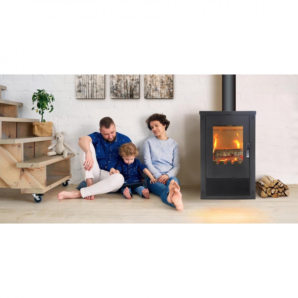Камина на дърва Версо Lheia Бордо, 7.5 kW | Сухи камини | Камини на дърва |