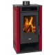 Камина на дърва Прити K2 GT червена, 8.1 kW