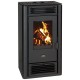 Камина на дърва Прити K3 GT D черна, 8.1 kW | Сухи камини | Камини на дърва |