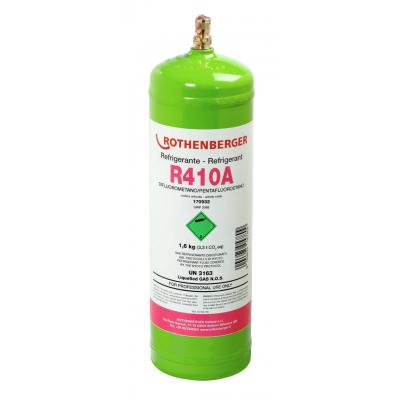 Хладилен агент R410A Rothenberger, 2л, 40bar стоманена бутилка - Хладилна и Климатична Техника