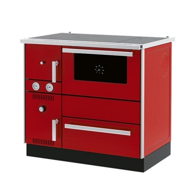Готварска печка на дърва с водна риза Alfa Plam Alfa Term 20 Red, 23kW - Alfa-Plam
