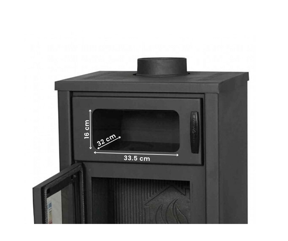 Dry wood fireplace