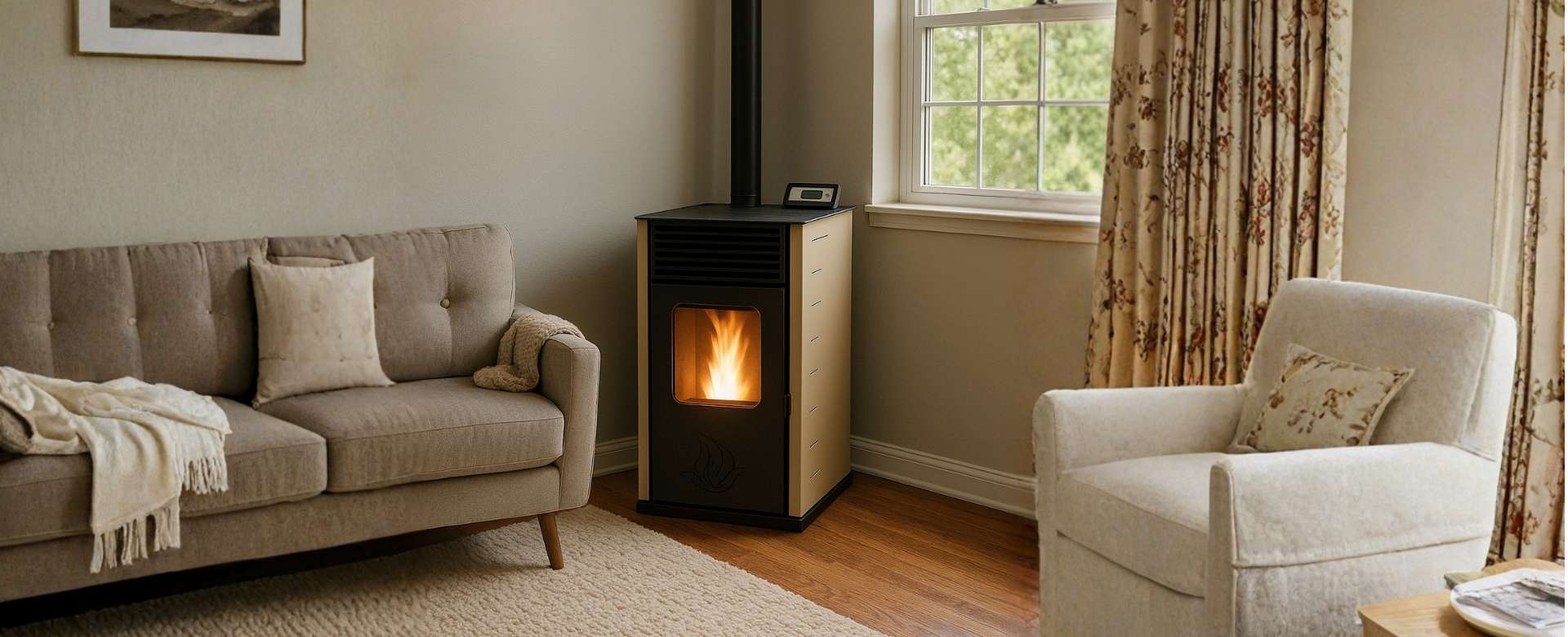 Pellet fireplace