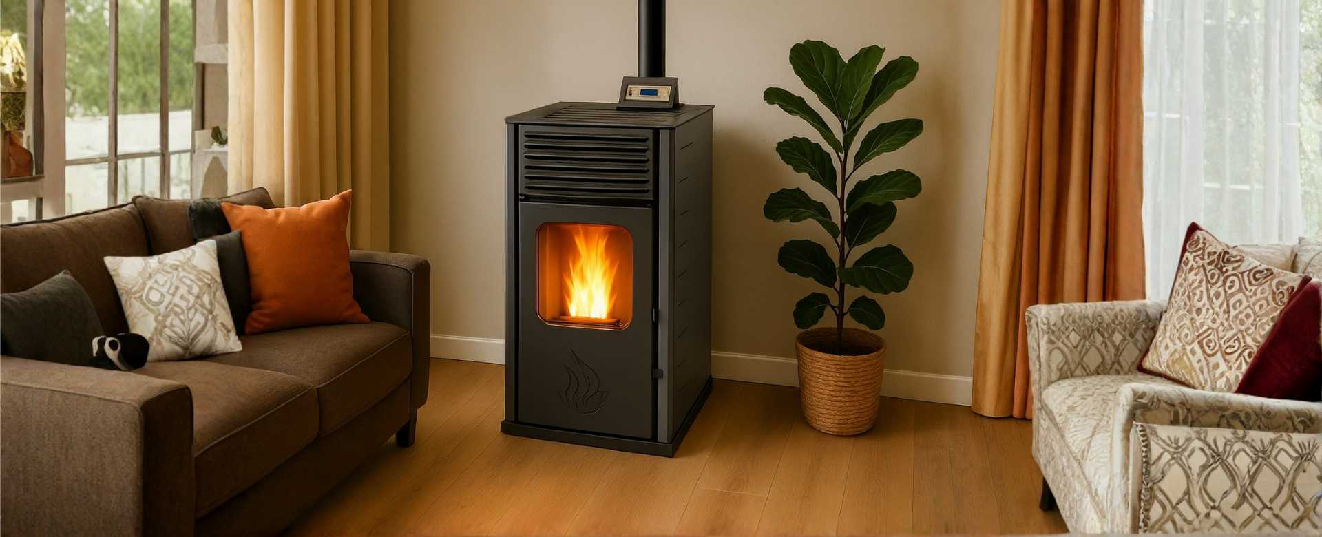 Pellet fireplace
