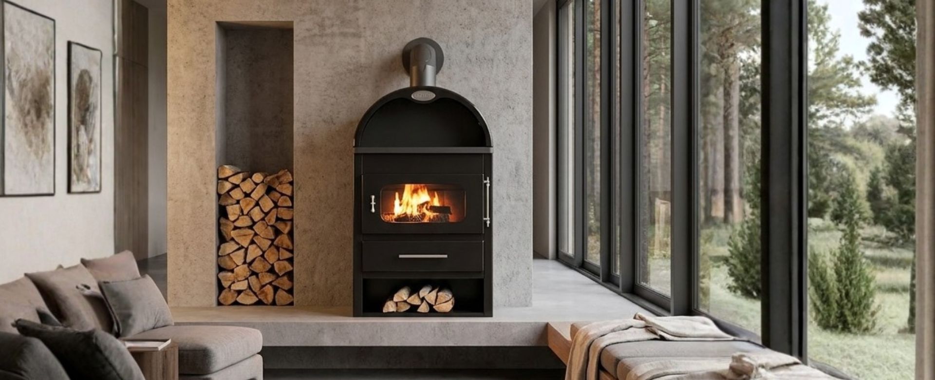Wood burning stove