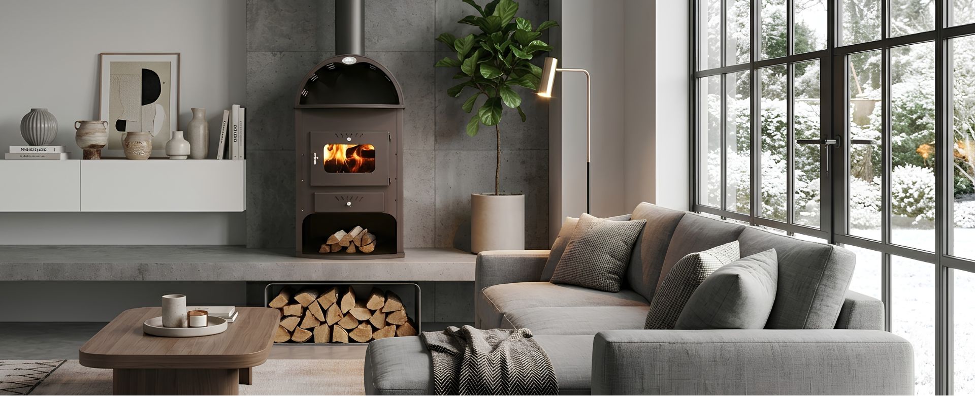 Wood burning stove