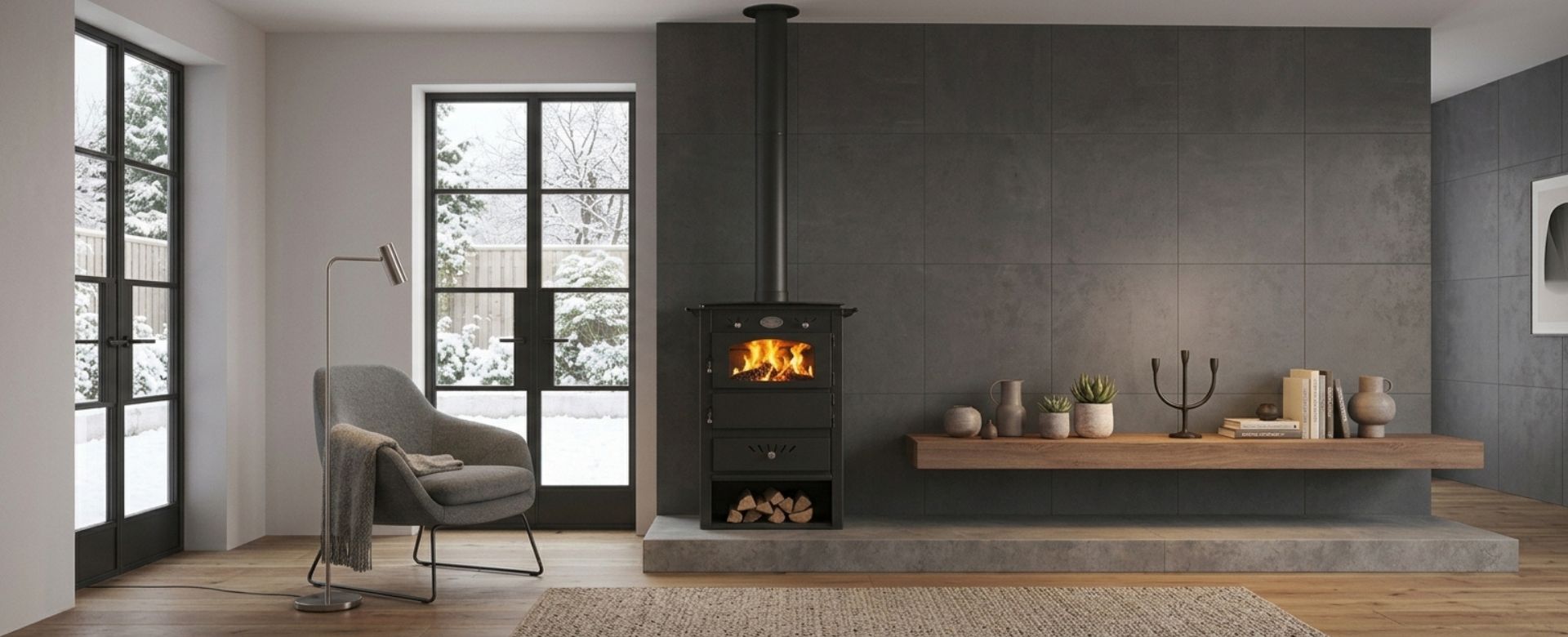 Wood burning stove