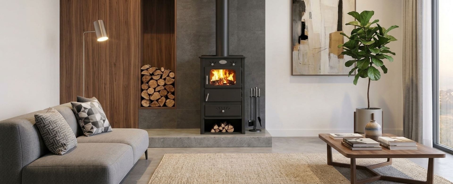 Wood burning stove