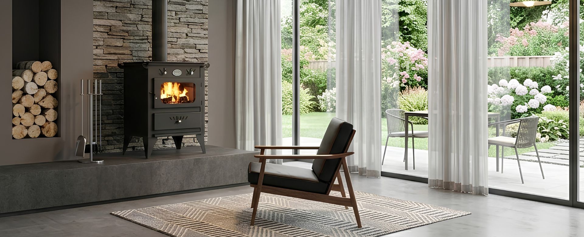 Wood burning stove