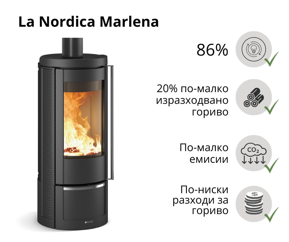 Италианска камина на дърва