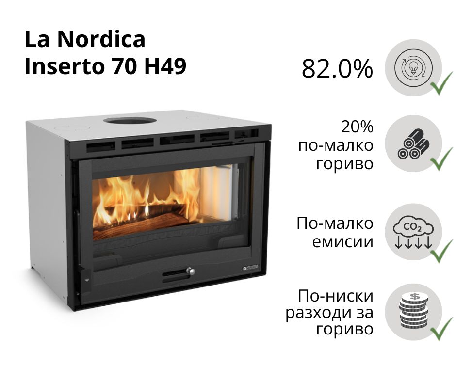 Италианска камина на дърва