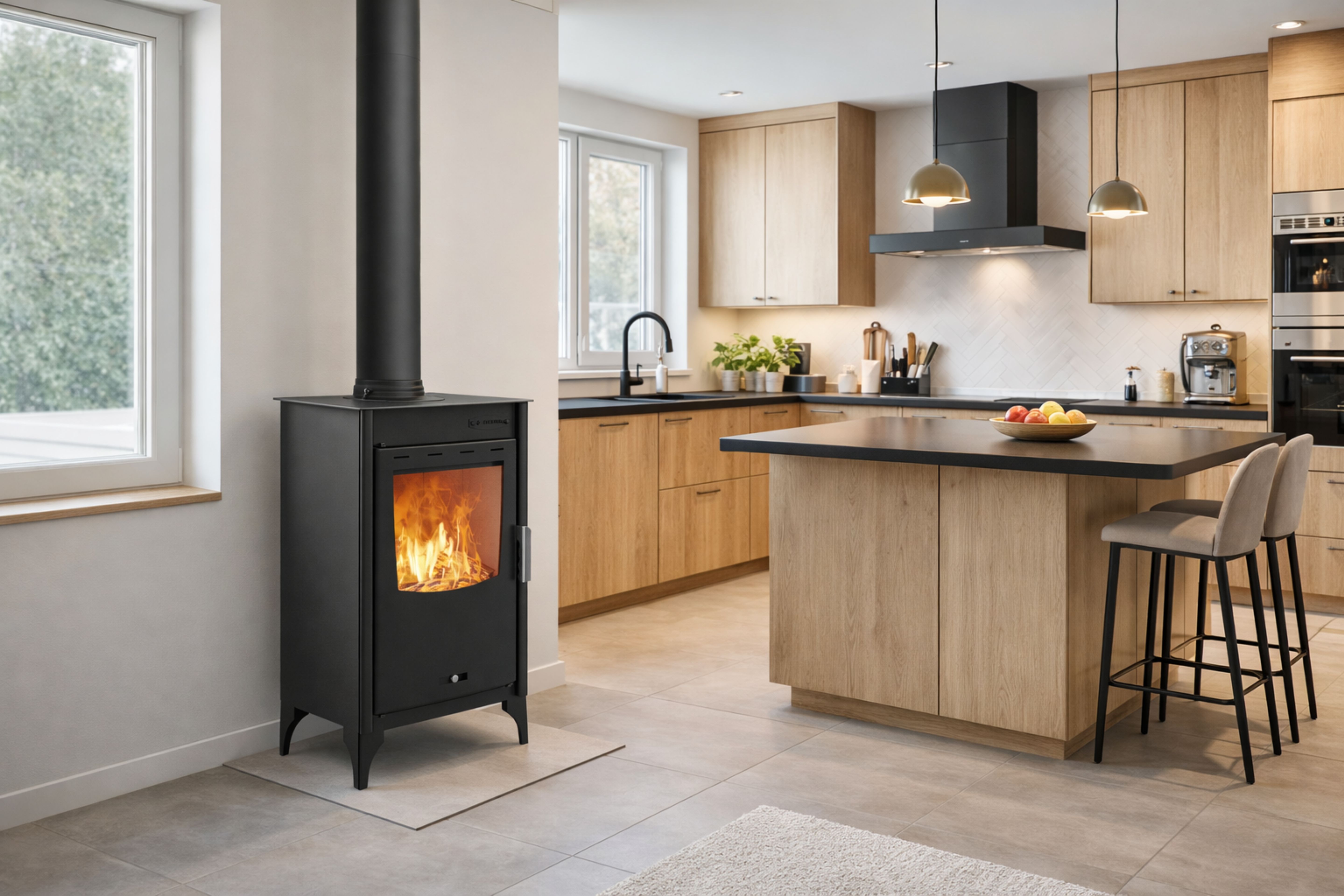 Камина на дърва