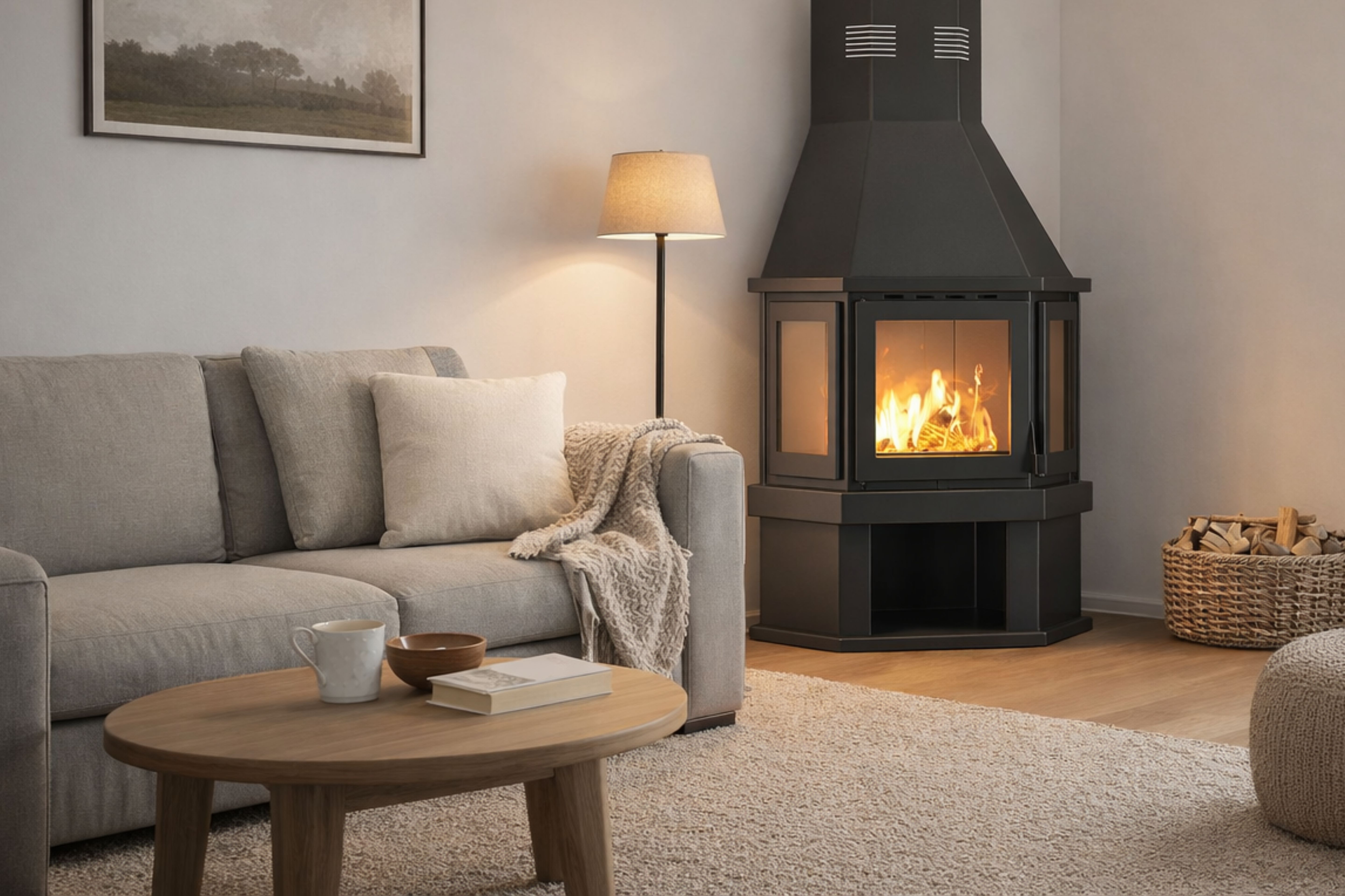 Камина на дърва