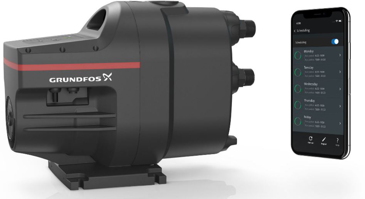 Монофазна хидрофорна помпа за вода GRUNDFOS