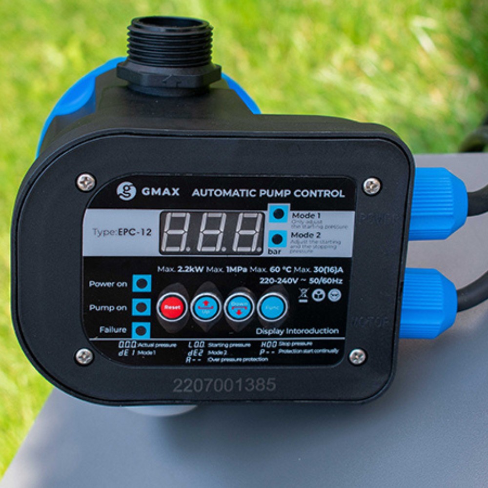 Press control EPC-12 with digital display and Gmax limit adjustment
