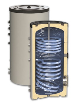 Подов бойлер с две серпентини SUNSYSTEM SON-D